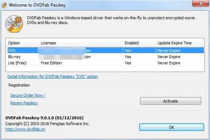 DVDFab Passkey Crack 9.4.2.5 Free Download [2022]