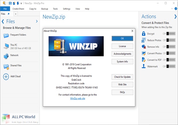WinZip Disk Tools 1.0.100.18460 Crack & Patch Latest 2023